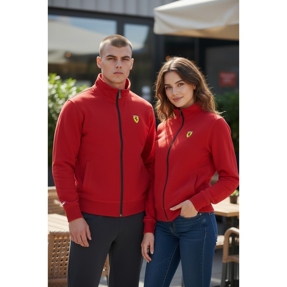 Ferrari Red Full Zip Jacket Medium F1 Racing